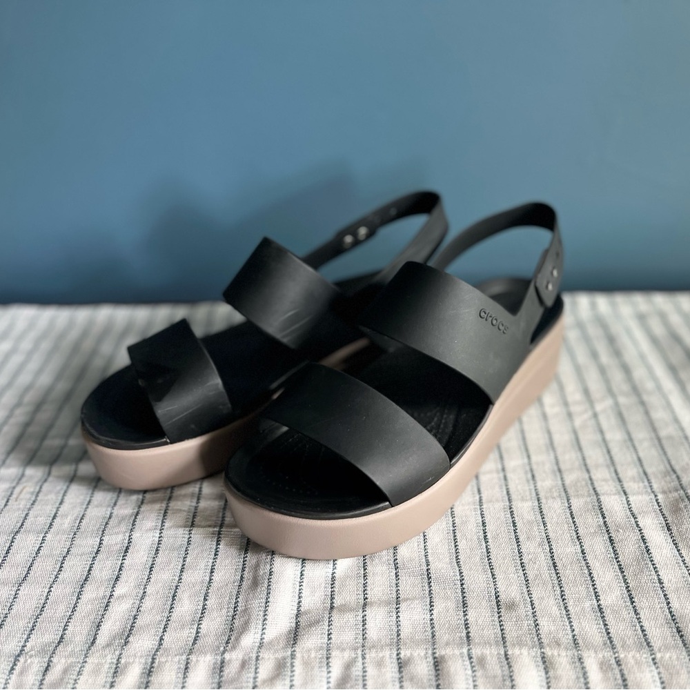 Crocs Platform Wedges